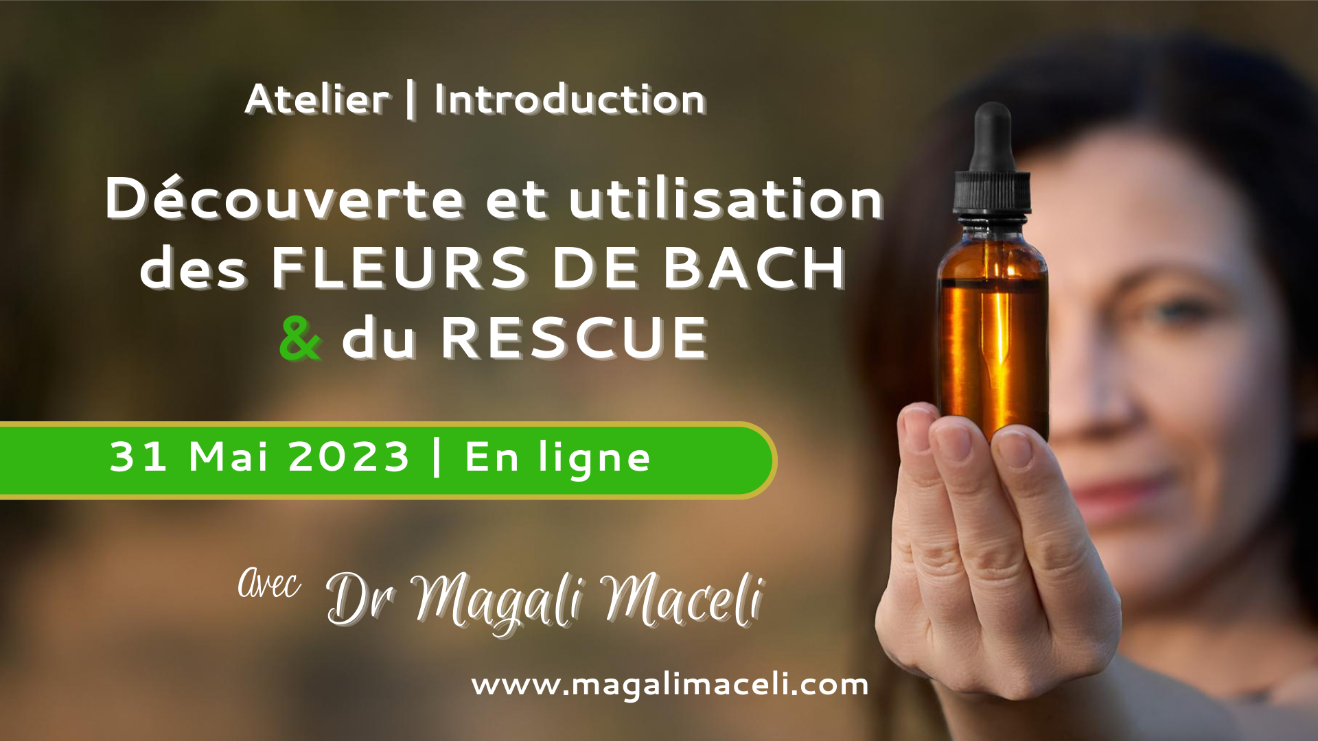 Atelier en ligne sur l'introduction aux Fleurs de Bach et au Rescue